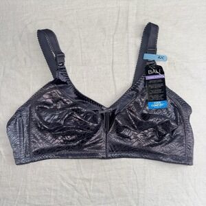NWT BALI Cool Comfort fabric BRA 42 C classic support DF3372 wirefree PERIWINKLE